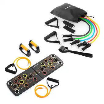 Decathlon Pack Push-Up Board en Set van weerstandsbanden met accessoires en oefeningengids aanbieding