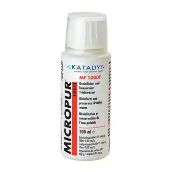 Decathlon Forte MF 1.000F Vloeibare Drinkwaterbehandeling Behoud Chloor aanbieding