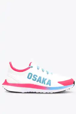 Decathlon Osaka Kids Hockeyschoenen Furo Play | Wit-Retro Blauw-Framboos aanbieding