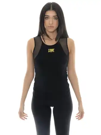 Decathlon Damestanktop met mesh armsgaten Leone Gold aanbieding