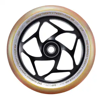 Decathlon Stompe velg met kern van 120 mm - Kleur: zwart/goud aanbieding