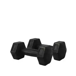 Decathlon ZESHOEKIGE DUMBBLERS 10KG (PAAR) aanbieding