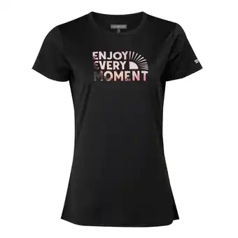 Decathlon Dames Fingal VIII Geniet van elk moment TShirt (Zwart) aanbieding