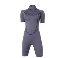 Decathlon 2/2 Stamiina - Zip Dos S/S Shorty Surfpak Dames aanbieding