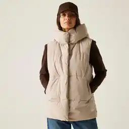 Decathlon Kelse lichtgewicht gewatteerde gilet bodywarmer met capuchon voor dames aanbieding