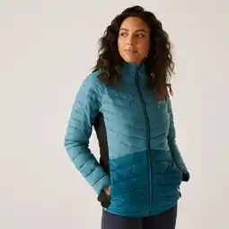 Decathlon Leedre rekbare waterafstotende hybride jas met capuchon voor dames aanbieding