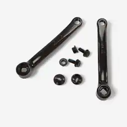 Decathlon Cranks 155 mm zwart aanbieding