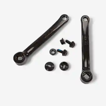Decathlon Cranks 155 mm zwart aanbieding
