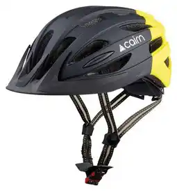 Decathlon Cairn Fusion Led USB Mat Helm Zwart/Geel aanbieding