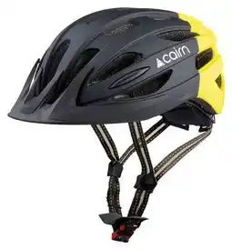 Decathlon Cairn Fusion Led USB Mat Helm Zwart/Geel aanbieding