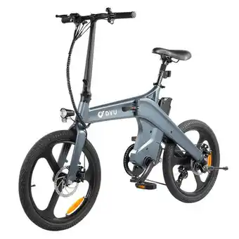 Decathlon Elektrische stadsfiets DYU T1 20 banden 250W motor 36V 10Ah accu aanbieding