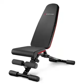 Decathlon Sportstech Halterbank BRT400 | Opklapbaar | 40+ trainingscombinaties aanbieding