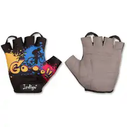 Decathlon Kinderfietshandschoenen GO INDIGO Zwart aanbieding