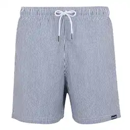 Decathlon Heren Loras Stripe Seersucker Zwemshort (Marine) aanbieding