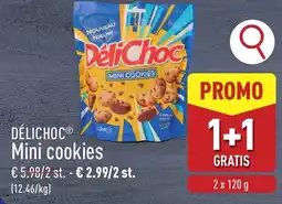 ALDI Délichoc Mini cookies aanbieding