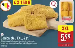 ALDI Cordon bleu XXL, 4 st. aanbieding