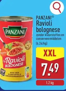 ALDI Panzani ravioli bolognes XXL aanbieding