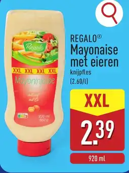 ALDI Regalo Mayonaise met eieren XXL aanbieding