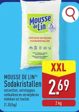 ALDI Mousse de lin sodakristallen XXL aanbieding