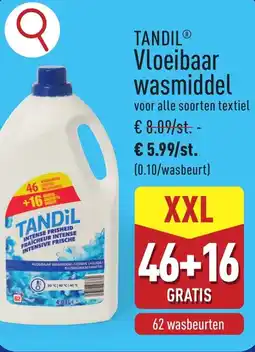 ALDI TANDIL Vloeibaar wasmiddel aanbieding