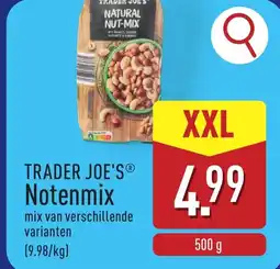 ALDI Trader joe's notenmix XXL aanbieding