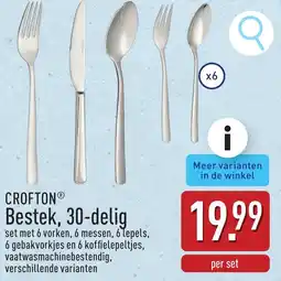 ALDI Crofton Bestek, 30-delig aanbieding