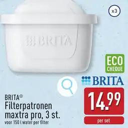 ALDI Brita Filterpatronen maxtra pro, 3 st. aanbieding