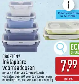 ALDI Crofton Inklapbare voorraaddozen aanbieding