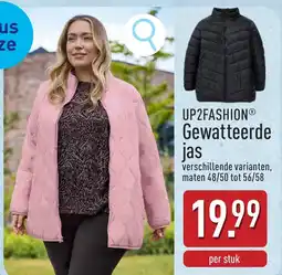 ALDI UP2FASHION Gewatteerde aanbieding