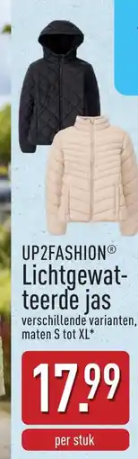ALDI UP2FASHION Lichtgewat teerde jas aanbieding