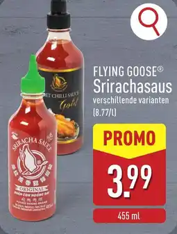 ALDI Flying goose Srirachasaus aanbieding