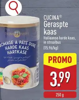 ALDI Cucina Geraspte kaas aanbieding