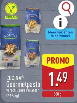 ALDI Cucina Gourmetpasta aanbieding