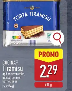 ALDI Cucina tiramisu aanbieding