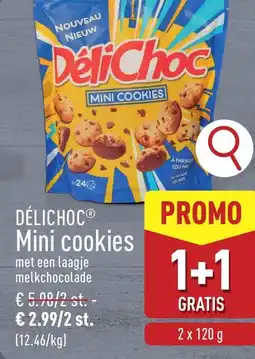 ALDI Délichoc Mini cookies aanbieding