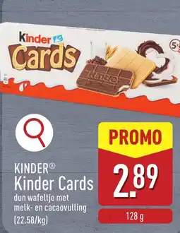 ALDI Kinder Cards aanbieding