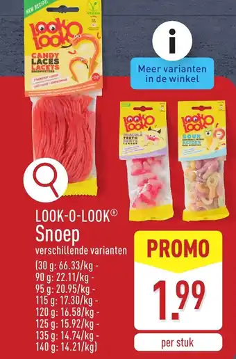 ALDI Look-o-look Snoep aanbieding