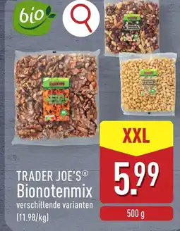 ALDI Trader Joe's bionotenmix aanbieding