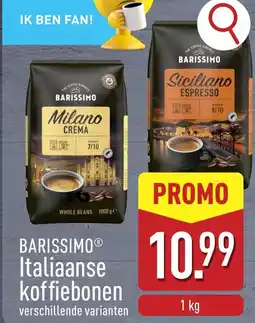 ALDI Barissimo italiaanse koffiebonen aanbieding