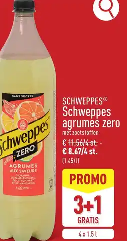ALDI Schweppes agrumes zero aanbieding