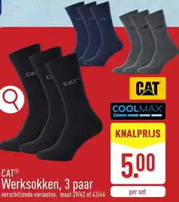 ALDI CAT Werksokken, 3 paar aanbieding