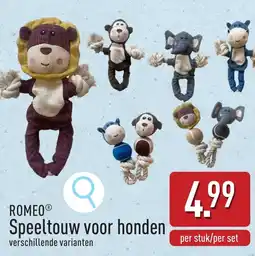 ALDI Romeo Speeltouw voor honden aanbieding