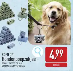 ALDI Romeo Hondenpoepzakjes aanbieding