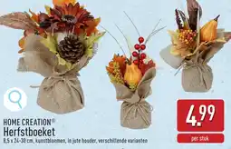 ALDI Home creation herfstboeket aanbieding