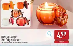 ALDI Home creation Herfstgeurkaars aanbieding