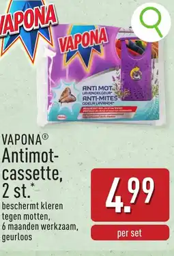 ALDI Vapona Antimot cassette, 2 st. aanbieding