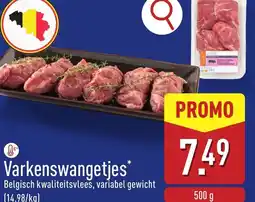 ALDI Varkenswangetjes aanbieding