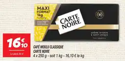 Netto Café Moulu Classique Carte Noire aanbieding