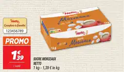 Netto Sucre Morceaux Netto aanbieding