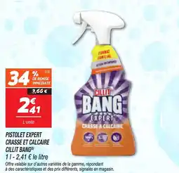 Netto Pistolet Expert Crasse et Calcaire Cillit Bang aanbieding